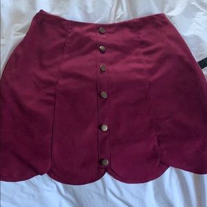 LC Lauren Conrad faux seude skirt size 4